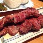 宮崎料理の万作、オススメは「豚タンの串焼き」